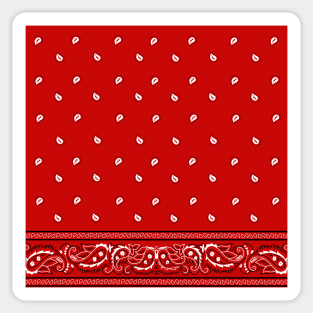 Red Bandanana Sticker